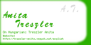 anita treszler business card